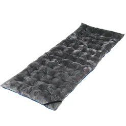 Liegenauflagen 190 x 70 x 7 cm dickes Liegestuhl-Kissen mit 4 Befestigungsbändern Bett-Befestigungstasche Grau