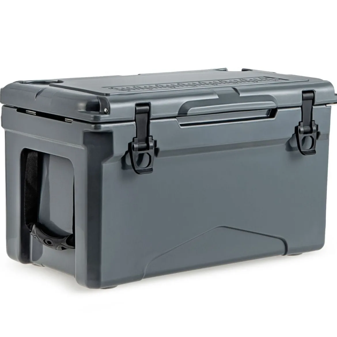 28L Isolierbox mit Flaschenöffner & Griff Tragbare Kühlbox Wärmebehälter für Camping Grau