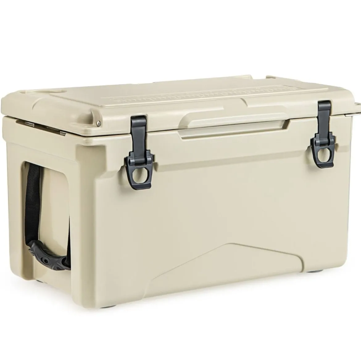 28L Isolierbox mit Flaschenöffner & Griff Tragbare Kühlbox Wärmebehälter für Camping Kahki
