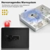 31,5L Safe Tresor Elektronischer Tresorschrank mit Digitaler Tastatur und Schlüssel 40 x 30 x 31 cm Schwarz