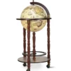Massivholz Weltkugel Mini Globusbar Hausbar Flaschenregal