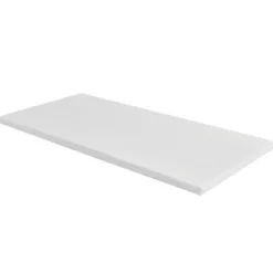 Matratzentopper Kühlender Gel-Topper mit abnehmbarem Bezug 200 x 90 x 5 cm Weiß