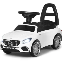 Mercedes Benz Rutschauto Schiebeauto für Kleinkinder Kinder Rutschauto 68 x 31,5 x 42,5 cm Weiß