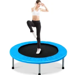 Mini Trampolin Kindertrampolin für Erwachsene und Kinder bis zu 100kg belastbar