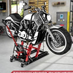 Motorrad Hebebühne bis zu 680kg 3-stufig Höhenverstellbarer Hydraulischer Motorradheber
