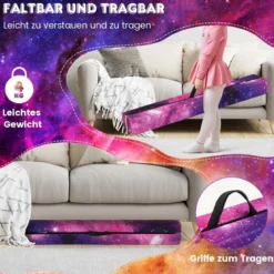 2,1M Schwebebalken Gymnastik Training Zusammenfaltbar Strapazierfähig Fitness