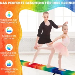 2,1M Schwebebalken Gymnastik Training Zusammenfaltbar Strapazierfähig Fitness