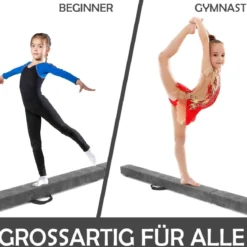 2,1M Schwebebalken Gymnastik Training Zusammenfaltbar Strapazierfähig Fitness