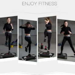 Multifuktions Aerobic Steppbrett Fitness Stepper Heimtraining mit 3 verstellbaren Höhen bis 200KG