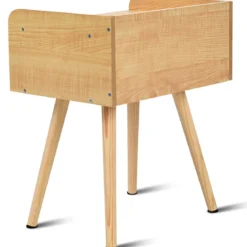 Nachttisch 40 x 30 x 48,5 cm Natur Design Ablagetisch Couchtisch