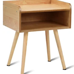 Nachttisch 40 x 30 x 48,5 cm Natur Design Ablagetisch Couchtisch