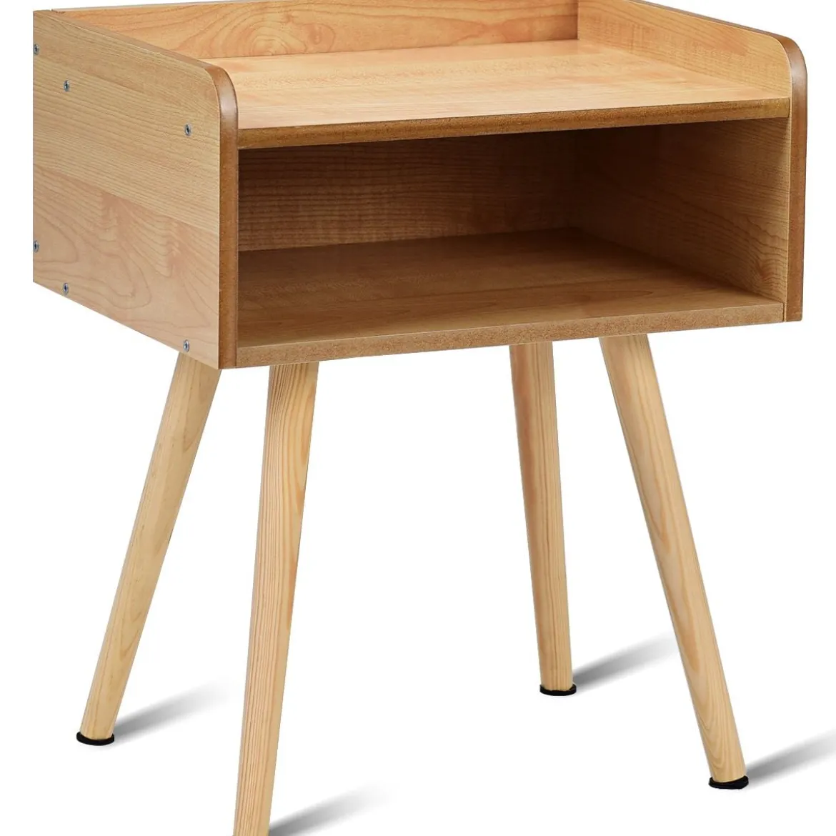 Nachttisch 40 x 30 x 48,5 cm Natur Design Ablagetisch Couchtisch