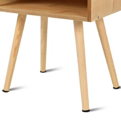 Nachttisch 40 x 30 x 48,5 cm Natur Design Ablagetisch Couchtisch