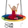 Nestschaukel Gartenschaukel Outdoor Kinderschaukel bis 150 kg Bunt