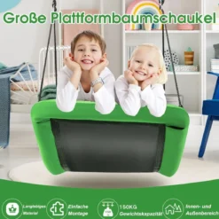 Nestschaukel Verkrümmt bis 150kg Belastbar Hängeschaukel Baumschaukel Gartenschaukel