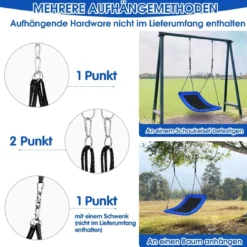 Nestschaukel Verkrümmt bis 150kg Belastbar Hängeschaukel Baumschaukel Gartenschaukel