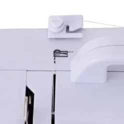 Nähmaschine tragbar Mini-Elektro-Stickmaschine mit 16 Nähfuntkionen 30,5x12x25cm