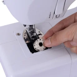 Nähmaschine tragbar Mini-Elektro-Stickmaschine mit 16 Nähfuntkionen 30,5x12x25cm