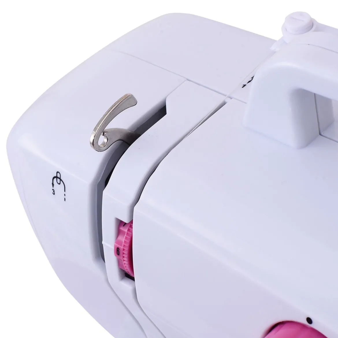 Nähmaschine tragbar Mini-Elektro-Stickmaschine mit 16 Nähfuntkionen 30,5x12x25cm
