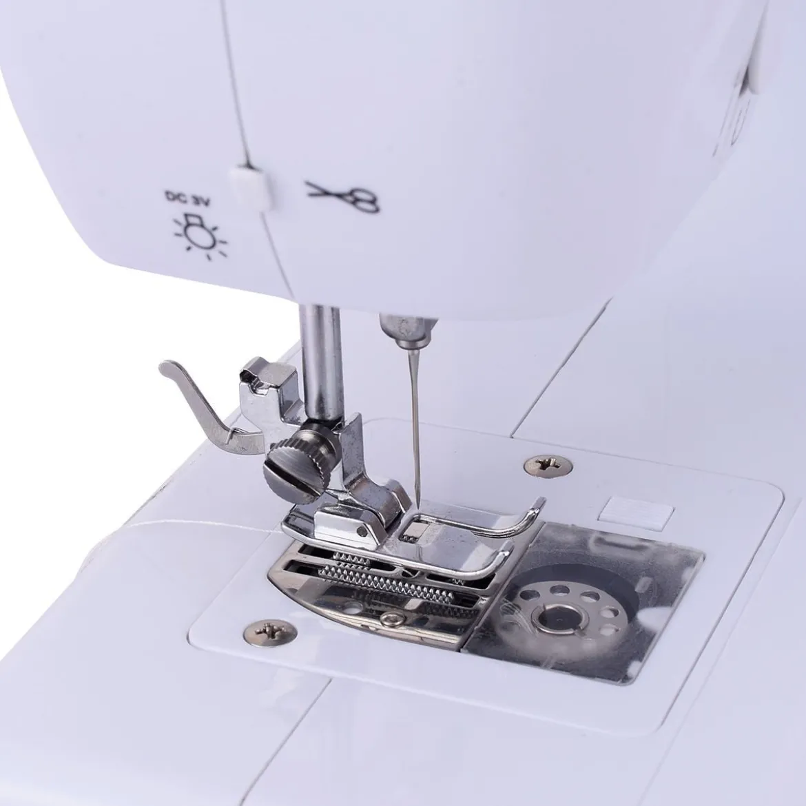 Nähmaschine tragbar Mini-Elektro-Stickmaschine mit 16 Nähfuntkionen 30,5x12x25cm