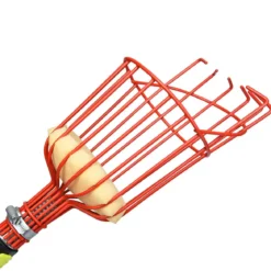 Obstpflücker mit Korb Teleskopstiel Apfelpflücker Teleskopstange Obstpflückwerkzeug Metallpflückkopf Obstfänger 145-366cm