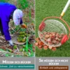 Obstsammler Nusssammler Rollsammler für Aufsammeln von Früchte Nüsse Golfbälle Edelstahl70-128cm