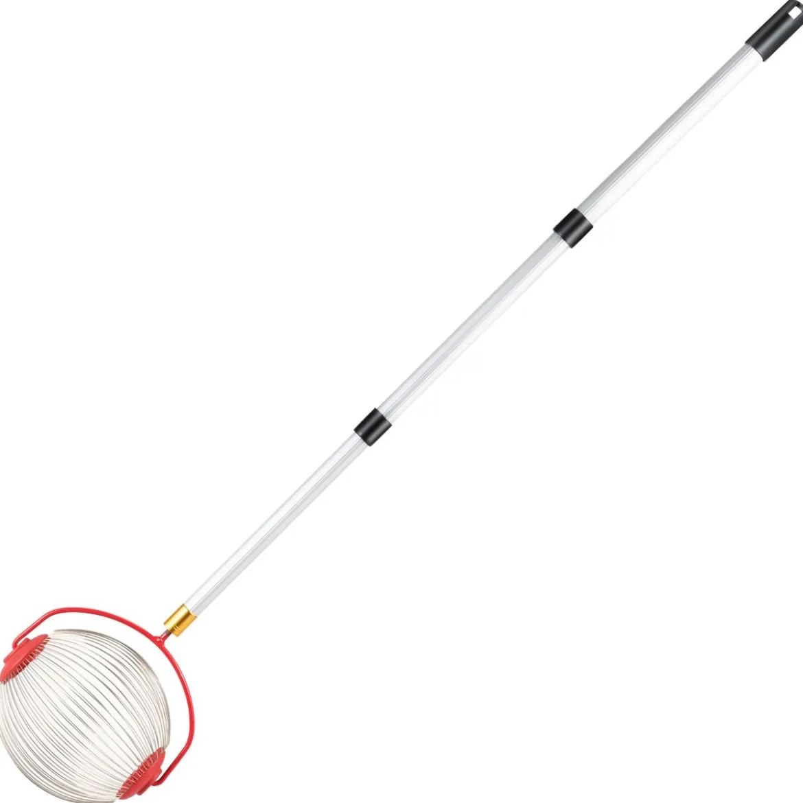 Obstsammler Nusssammler Rollsammler für Aufsammeln von Früchte Nüsse Golfbälle Edelstahl70-128cm