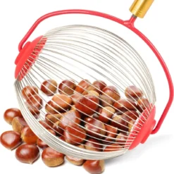 Obstsammler Nusssammler Rollsammler für Aufsammeln von Früchte Nüsse Golfbälle Edelstahl70-128cm