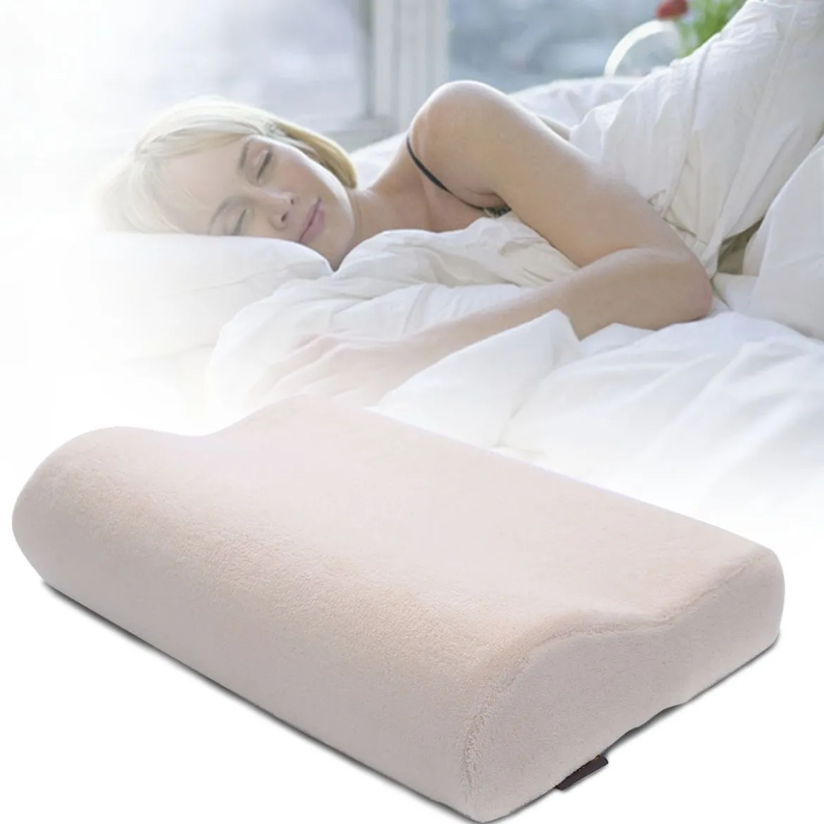 Orthopädisches Nackenkissen Schaumkissen Memory Kontur Kissen Schlafkissen Stützkissen