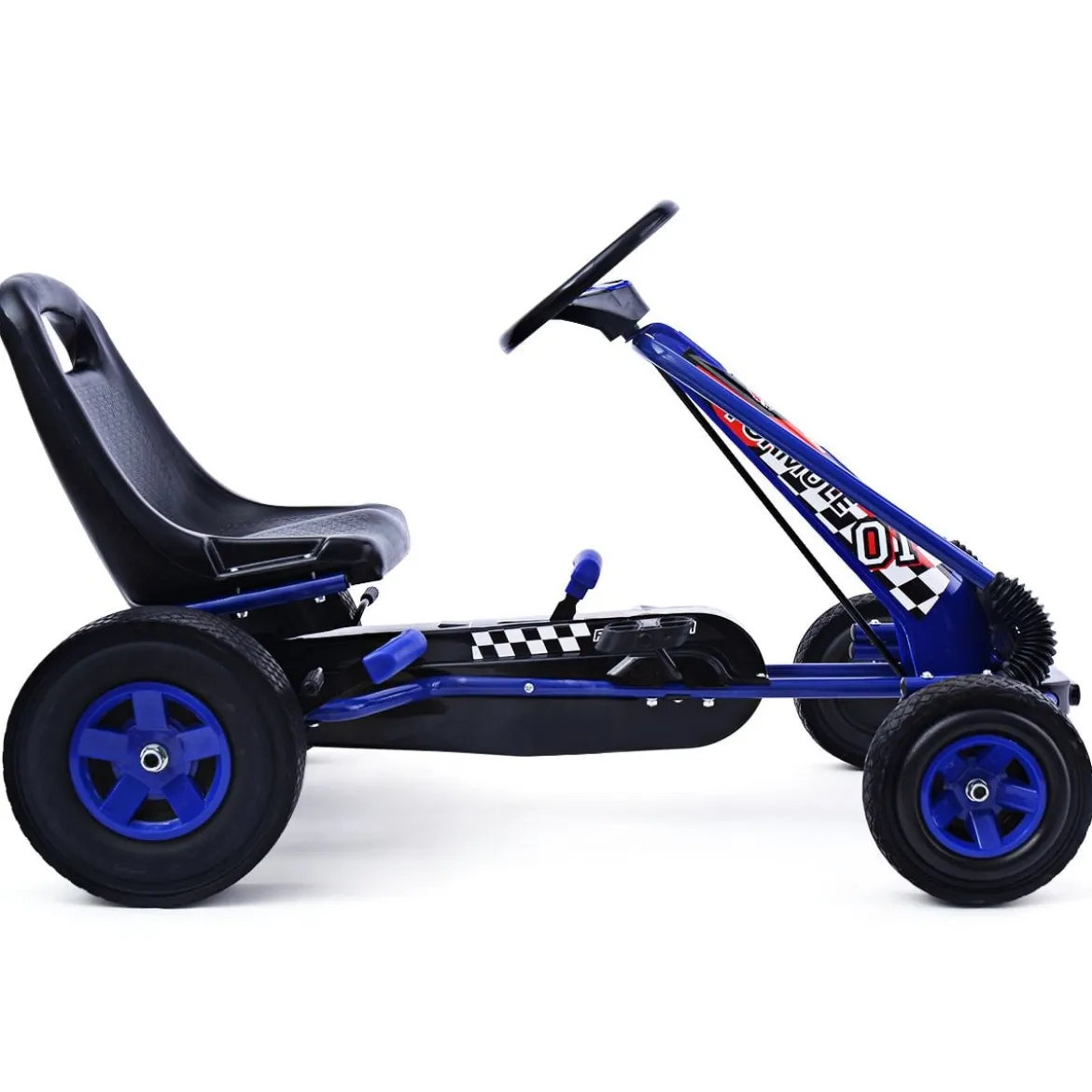 Pedal Gokart Racing Kinderauto Pedalfahrzeug Tretauto Gocart Sitzaußen