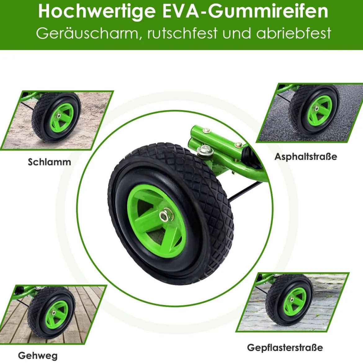 Pedal Gokart Racing Kinderauto Pedalfahrzeug Tretauto Gocart Sitzaußen