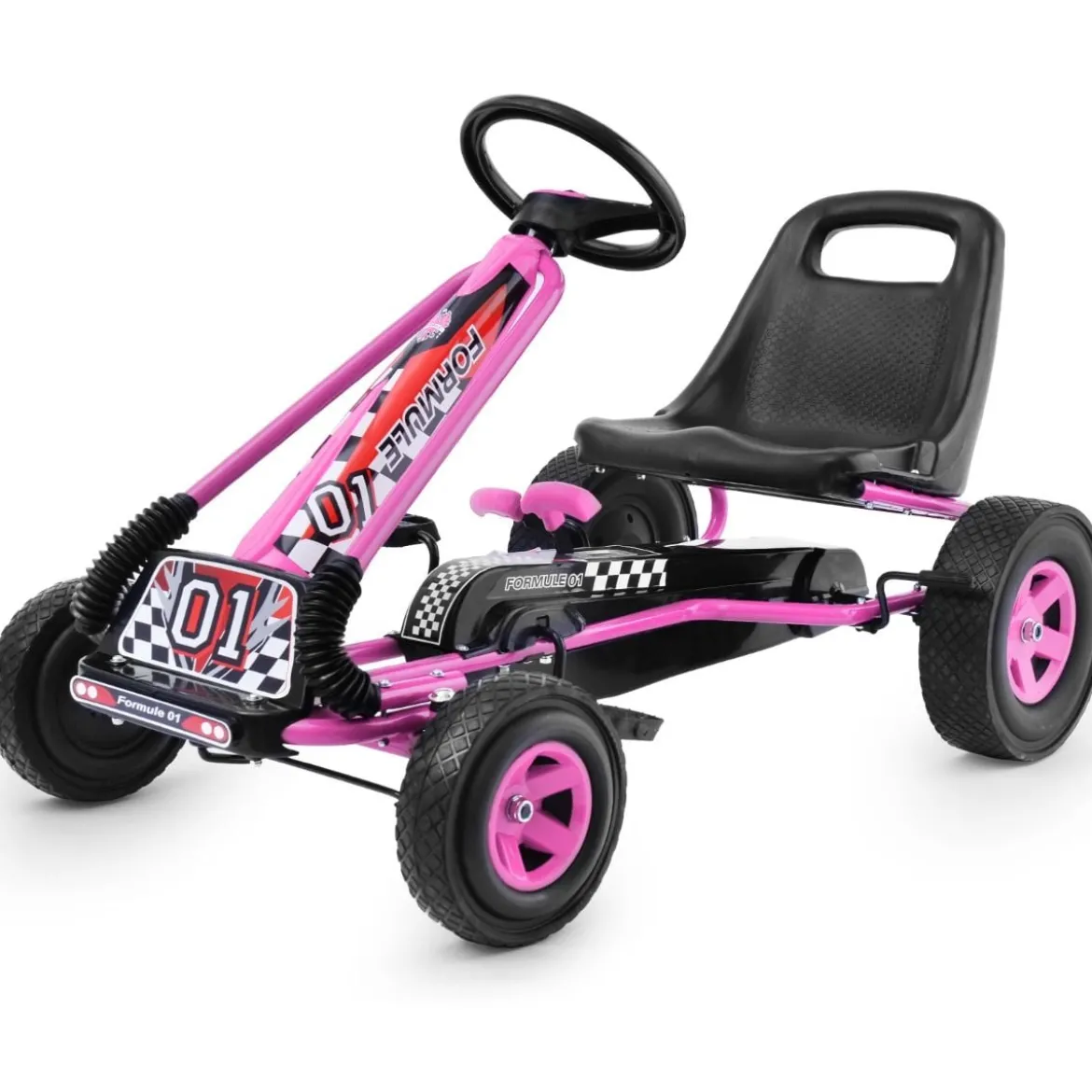 Pedal Gokart Racing Kinderauto Pedalfahrzeug Tretauto Gocart Sitzaußen