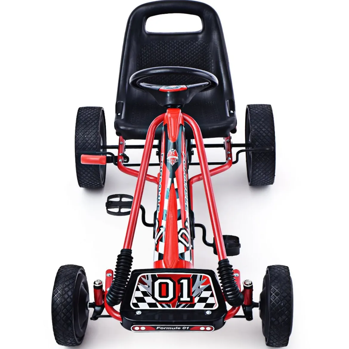 Pedal Gokart Racing Kinderauto Pedalfahrzeug Tretauto Gocart Sitzaußen