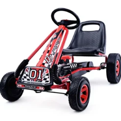 Pedal Gokart Racing Kinderauto Pedalfahrzeug Tretauto Gocart Sitzaußen