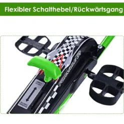 Pedal Gokart Racing Kinderauto Pedalfahrzeug Tretauto Gocart Sitzaußen
