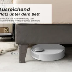 Polsterbett 200 x 140 cm Doppelbett mit Lattenrost & Kopfteil Gepolstertes Bettrahmen Grau Bettgestell bis 450 kg belastbar