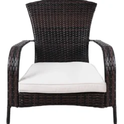 Polyrattan-Sessel Gartenstuhl Rattanstuhl Gartenmöbel Braun 78 x 80 x 80 cm