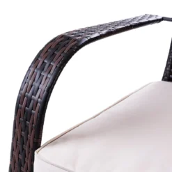 Polyrattan-Sessel Gartenstuhl Rattanstuhl Gartenmöbel Braun 78 x 80 x 80 cm