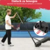 Pool Basketballkorb outdoor Basketballständer 115-135 cm höhenverstellbar Rot