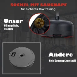 Punchingball 140-158 cm höhenverstellbar Boxsack Set freistehend Standboxball