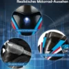 3-Rad-Motorrad Aufladbares Kinderfahrzeu Elektro Motorrad mit Musik 82,5 x 42 x 54 cm Blau