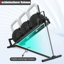 Rasentraktor Heber Hebevorrichtung bis 400 kg 50° Stufenlos Verstellbare Faltbare Hebebühne Schwarz