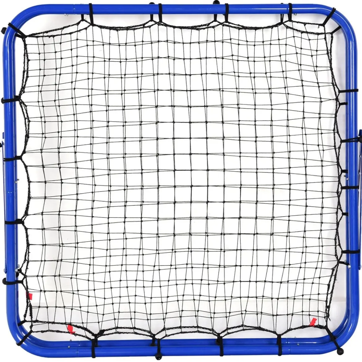Rebounder für Fußball mit Verstellbaren Winkeln Doppelseitiges Fußballnetz Rückprallwand 100 x 100 cm