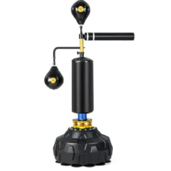 360 °Reflexstange mit 2 Speedbällen Stehend Punchingball Höhenverstellbarer Standboxsack
