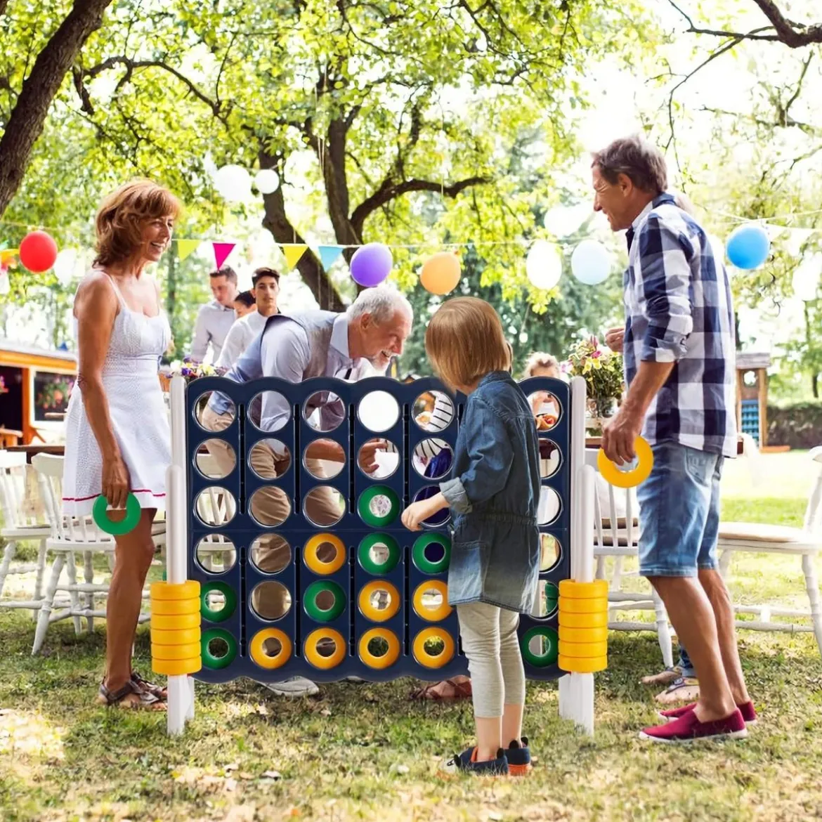 Riesen 4 Gewinnt Spiel Strategiespiel 4 in Einer Reihe Brettspiel Spielzeug Gesellschaftsspiel