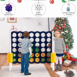 Riesen 4 Gewinnt Spiel Strategiespiel 4 in Einer Reihe Brettspiel Spielzeug Gesellschaftsspiel