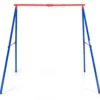 Robustes Metall-Schaukelgestell A-Rahmen Gartenschaukel Gestell 194 x 184 x 180 cm Rot + Blau
