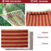 Robuste Tragbare Outdoor Hängematte mit abnehmbarem Kissen für den Innen- und Außenbereich Rot