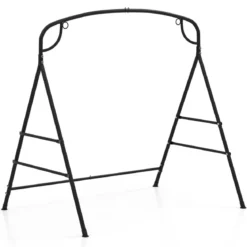 Schaukelgestell für Hängebank Gestell für Hollywoodschaukel 180 x 133 x 182 cm Schwarz