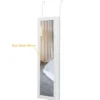 Schmuckschrank Spiegelschrank Wandspiegel Weiß 31,5 x 8,7 x 110 cm